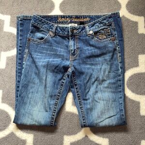 Women Harley Davidson Bootcut Jeans